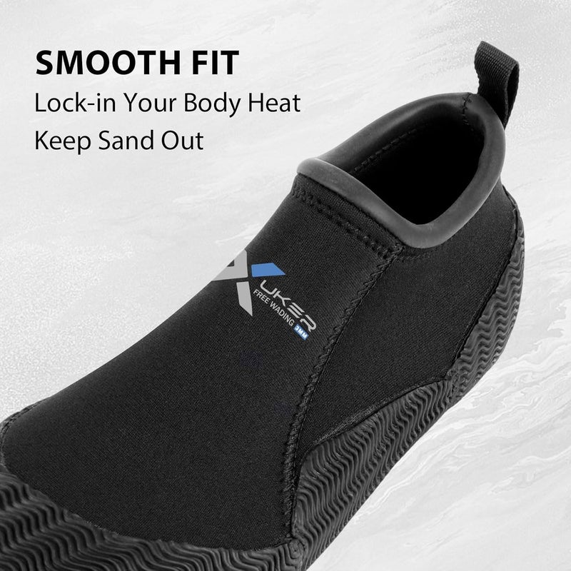 XUKER Neoprene Diving Boots Sand Shoes for Men Women 3mm Glue Blind Stitch Sand Beach Volleyball Wetsuit Socks Shoes - Image 3